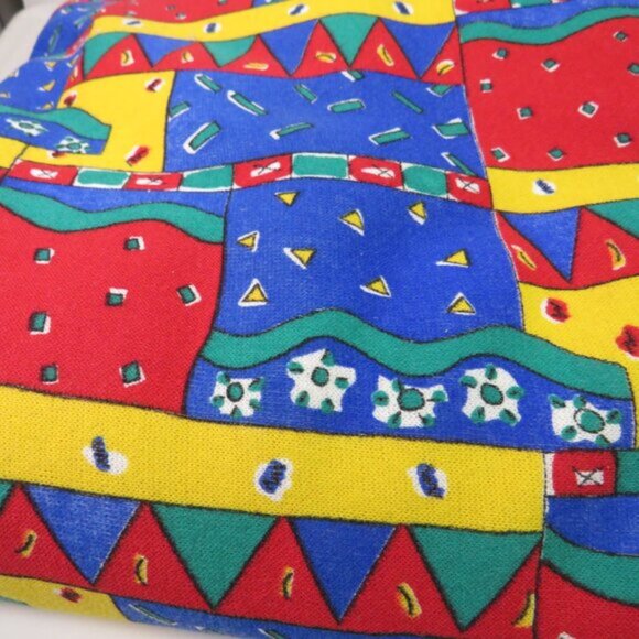 Sweatshirt Style Fabric in primary colors great for robe, coat, blanket - Picture 3 of 5